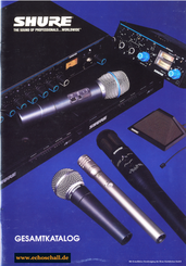 Shure Gesamtkatalog 1995 deutsch