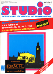 [Translate to Englisch:] Studio Magazin Heft 58-Studio Janssen-Bruel & Kjaer 4006 4007-Spendor LS3 5A