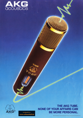 AKG Brochure The Tube Microphone 1983 english