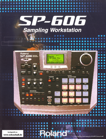 Roland Prospekt SP-606 Sampler 2004 deutsch