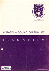 Klangfilm Brochure Sound on Film Set 1931 english