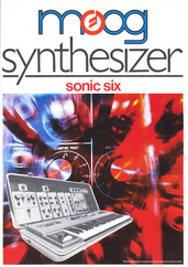 Moog Prospekt Sonic Six deutsch