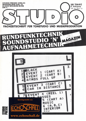 Interview Günther Kasper-Jecklin: Aufnahmetechnik-Lexicon 200