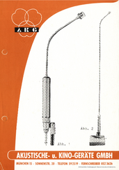 AKG Prospekt C29 C30 Röhrenmikrofone deutsch