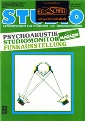 [Translate to Englisch:] Studio Magazin Heft 67-Psychologische Akustik-Vesta Fire Effektgeräte-Precedence Effekt